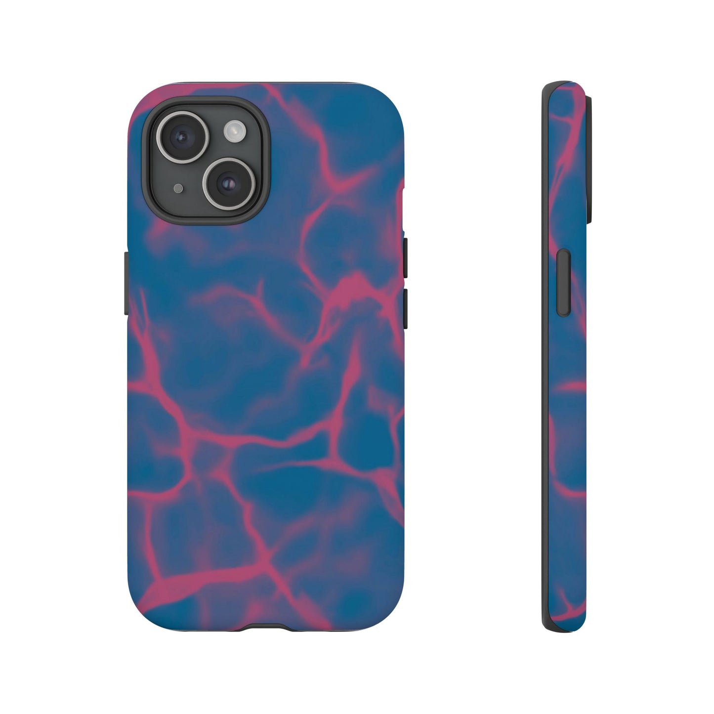 Marble Phone Case Blue Pink