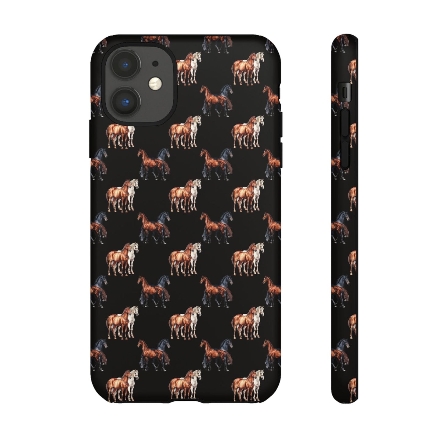 Horse Phone Case Black