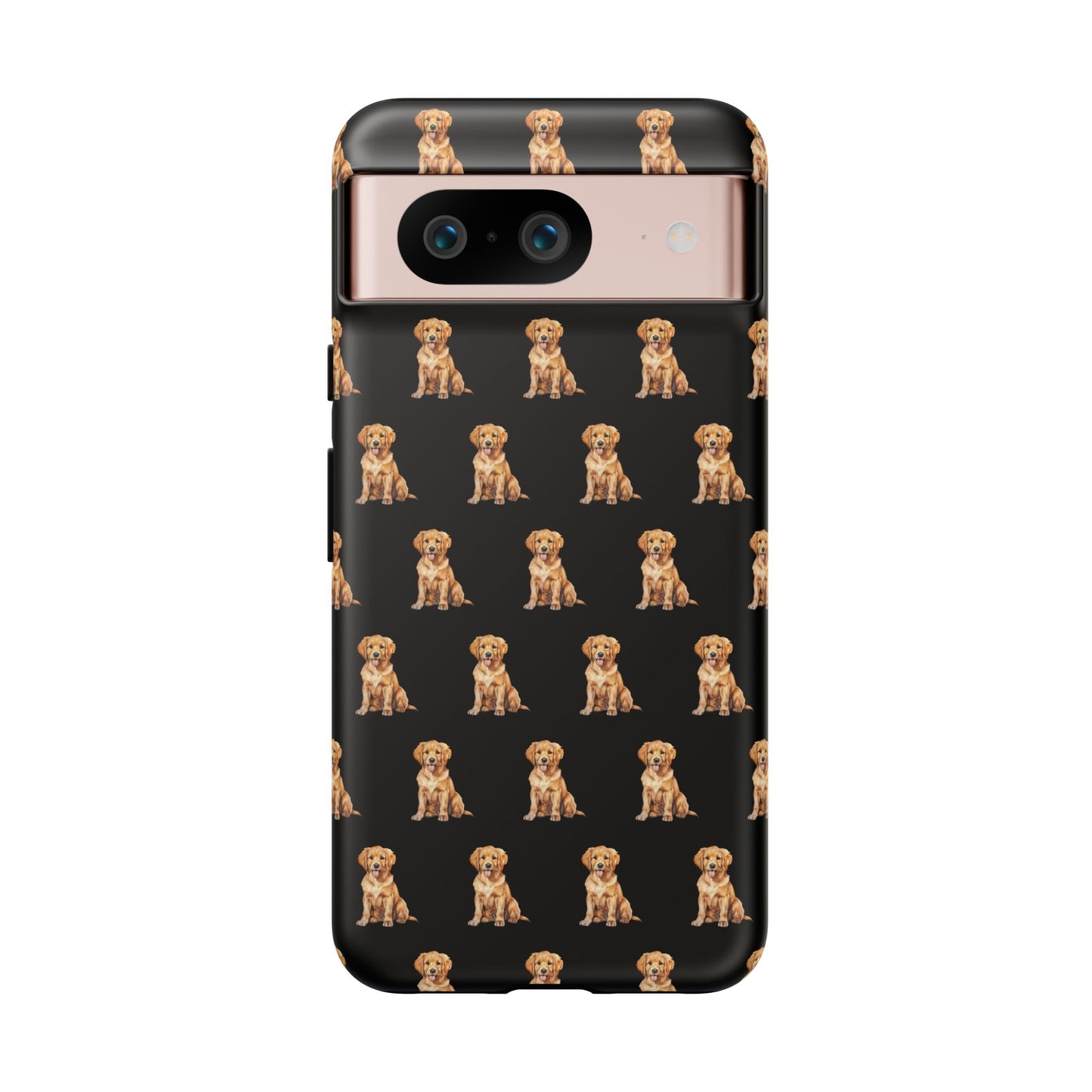 Golden Retriever Phone Case Black