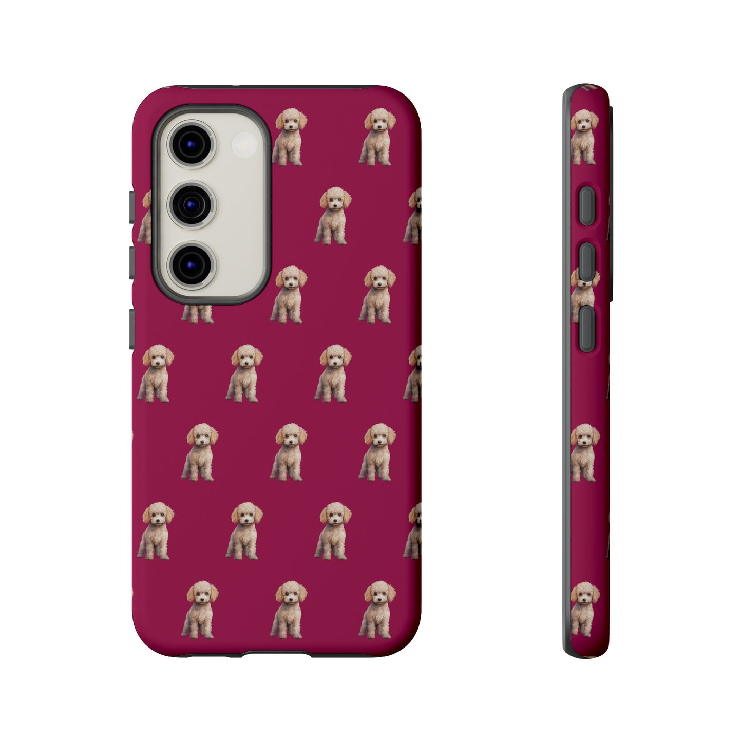 Poodle Phone Case Berry