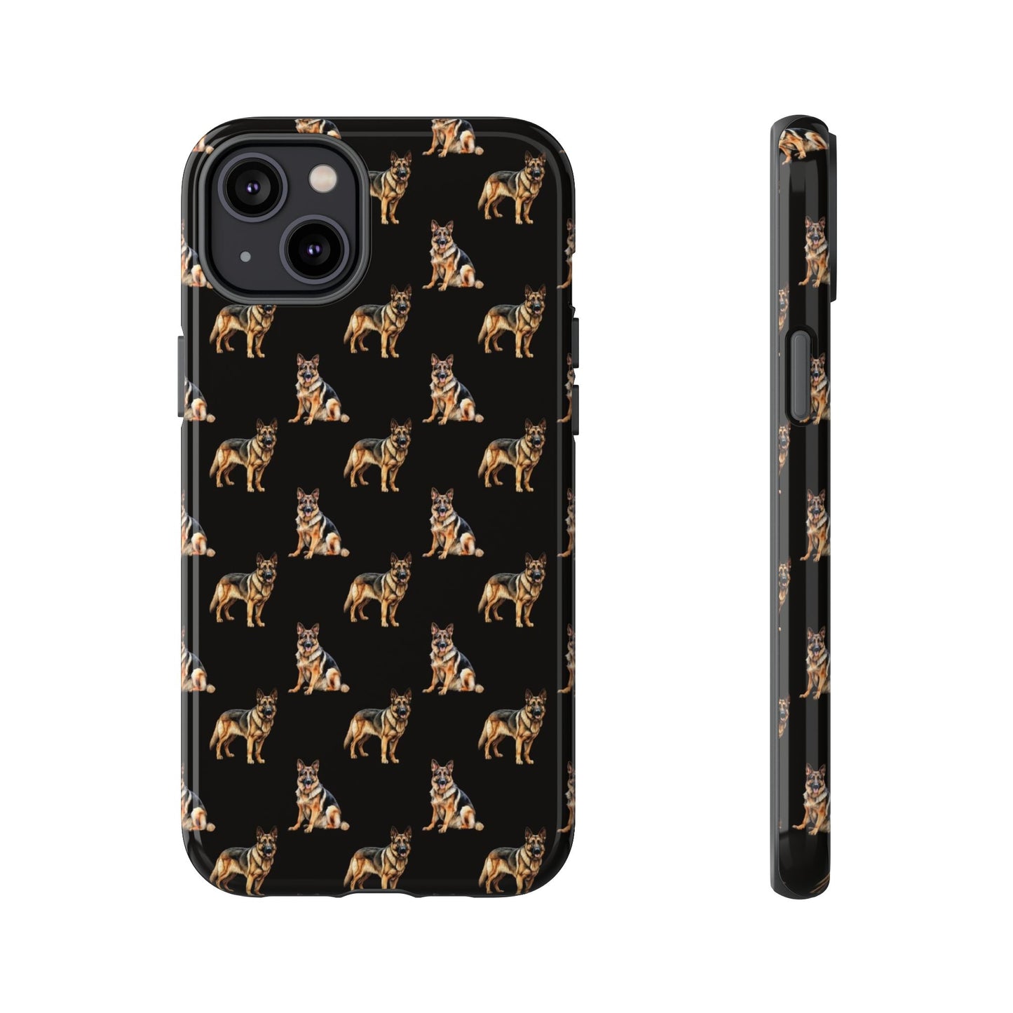 German Shepherd Phone Case Black