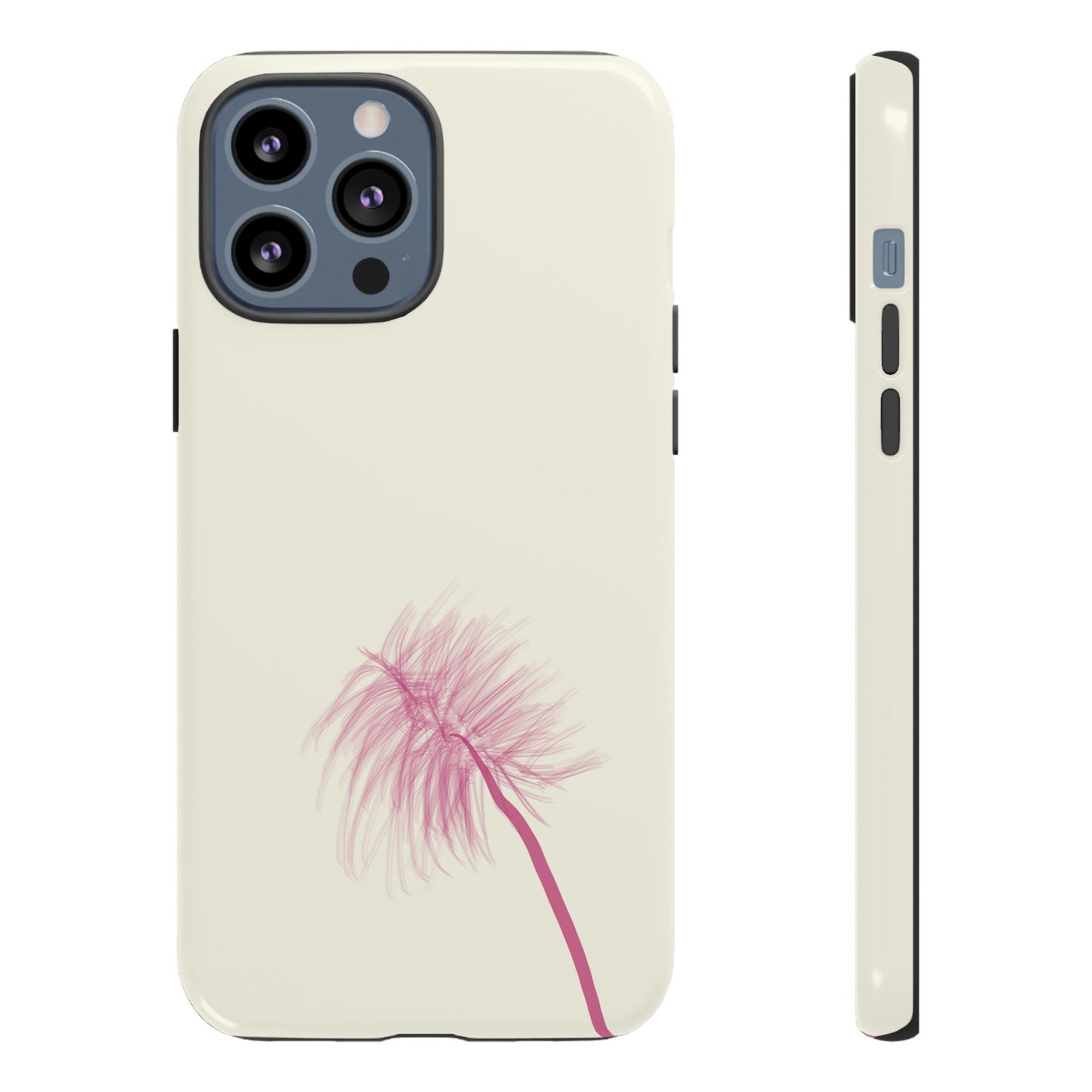 Dandelion Blowball Phone Case Cream