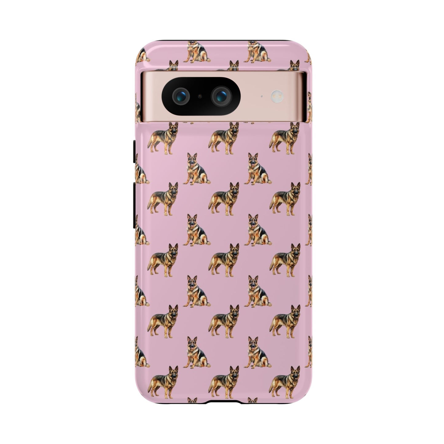 German Shepherd Phone Case Pink