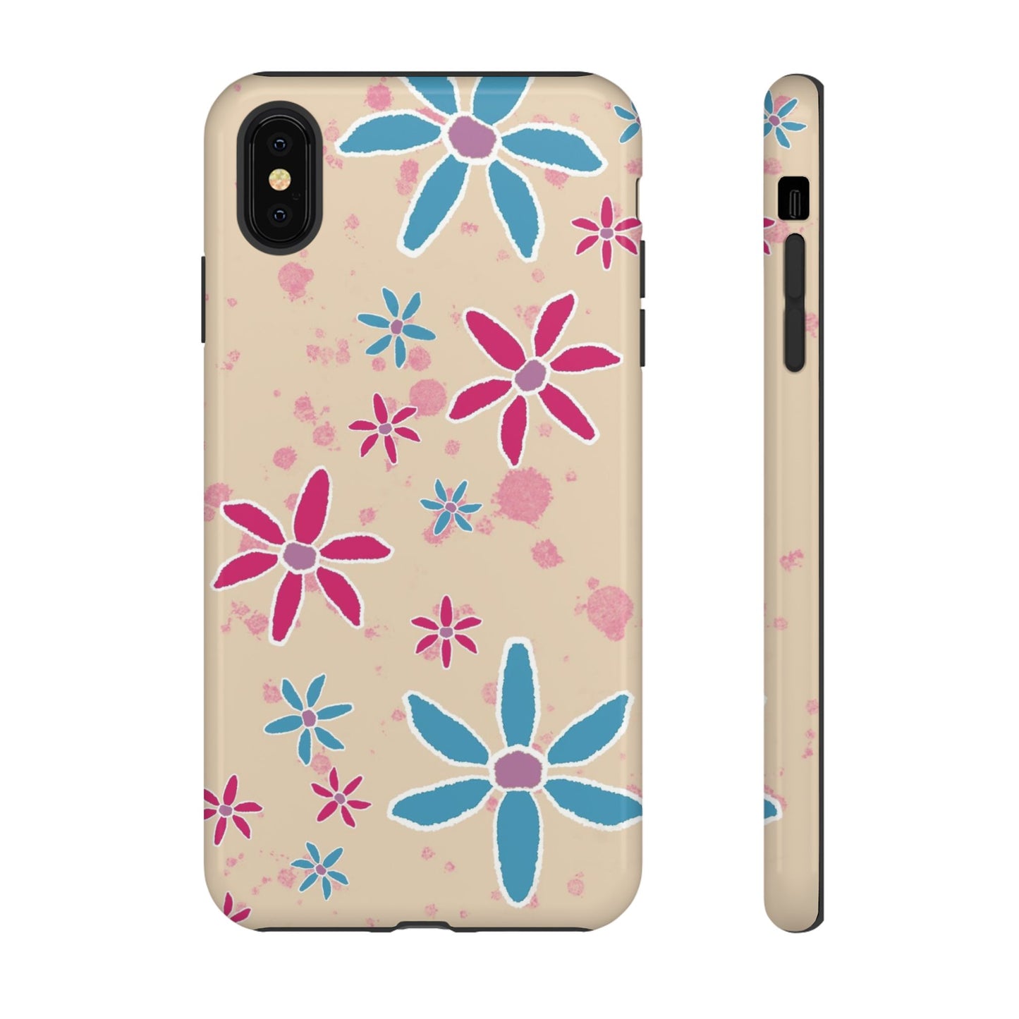 Flower Phone Case Cream