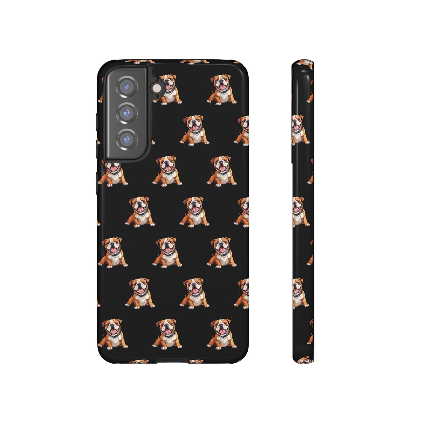 Bulldog Phone Case Black