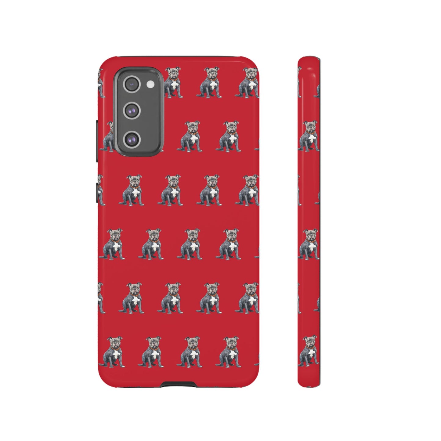 Pitbull Phone Case Red