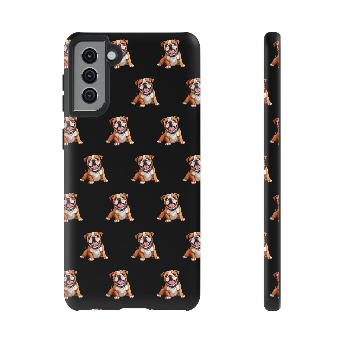 Bulldog Phone Case Black