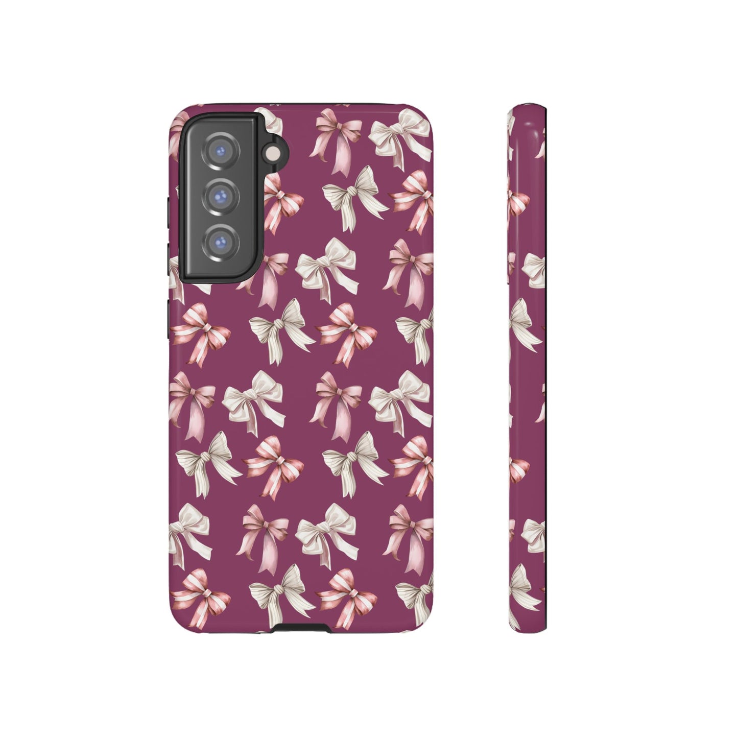 Bow Phone Case Berry