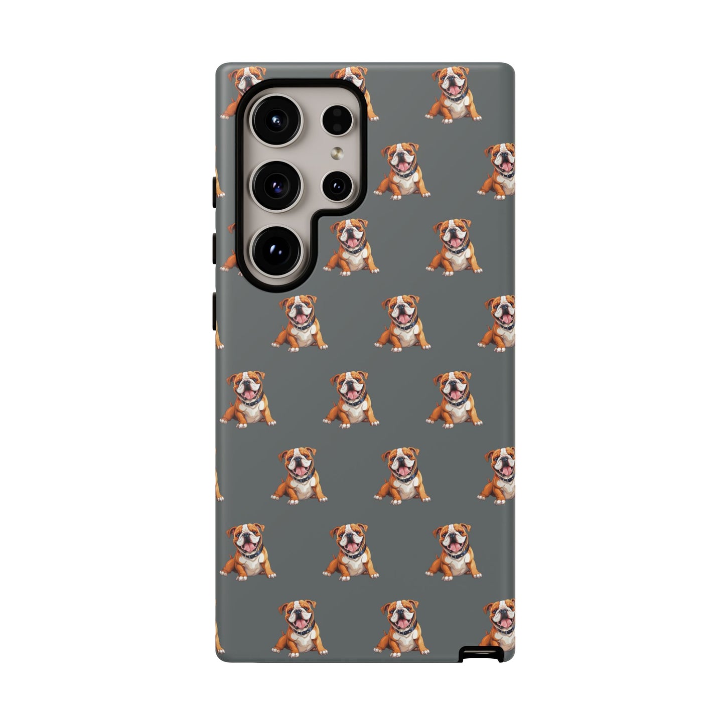 Bulldog Phone Case Gray