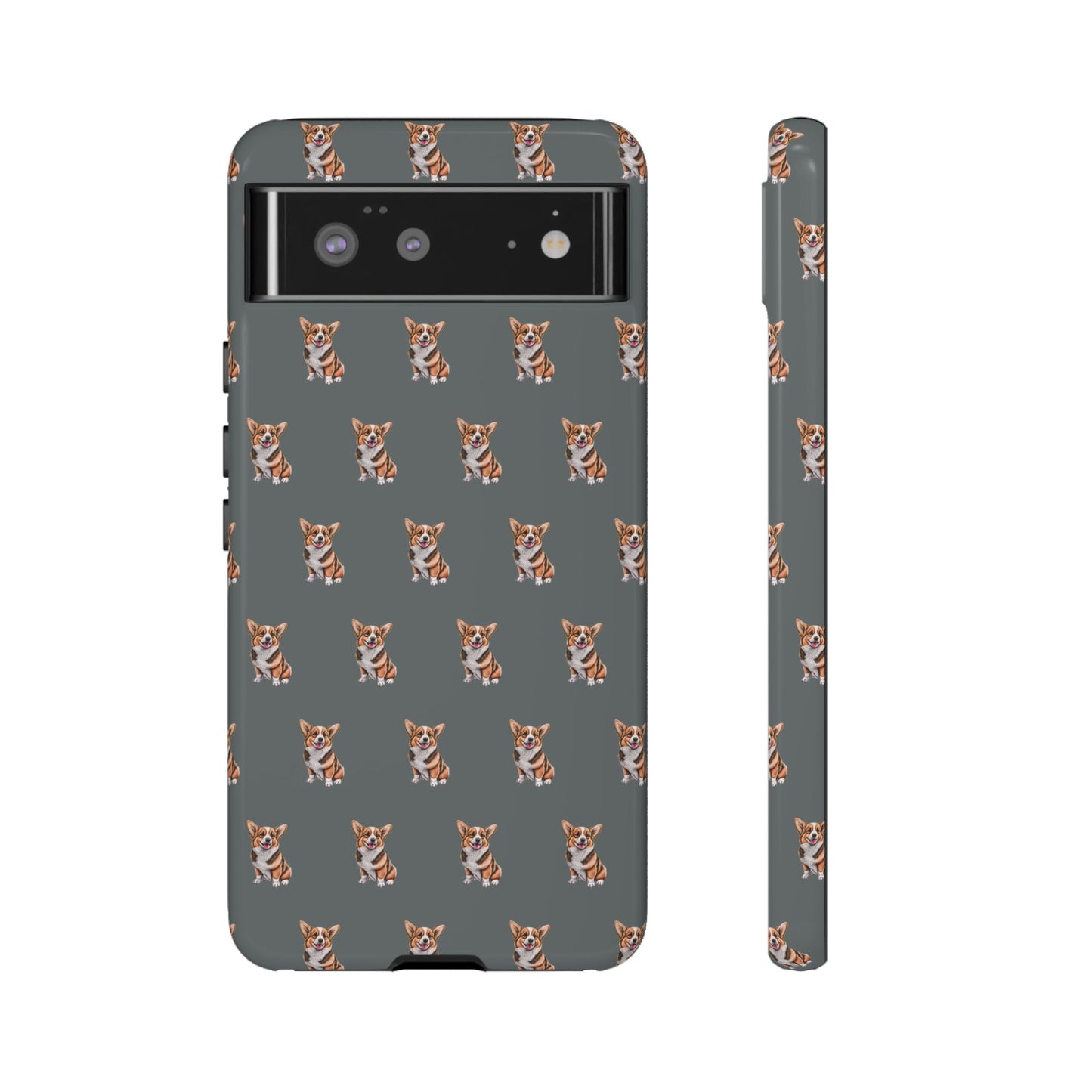 Corgi Phone Case Gray