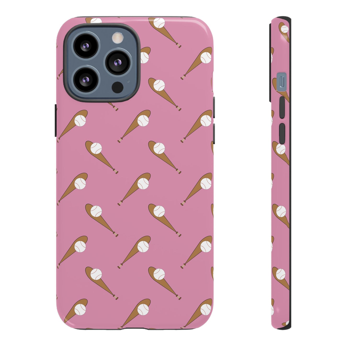 Baseball Phone Case Pink