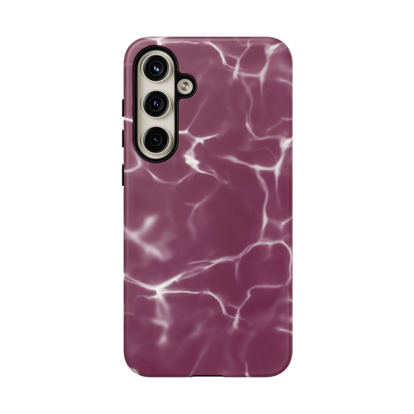 Marble Print Phone Case Maroon