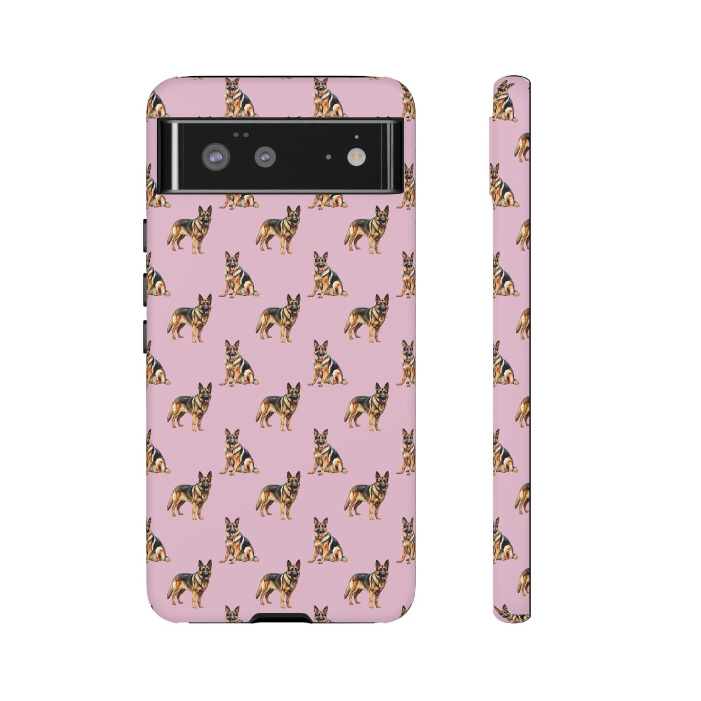 German Shepherd Phone Case Pink