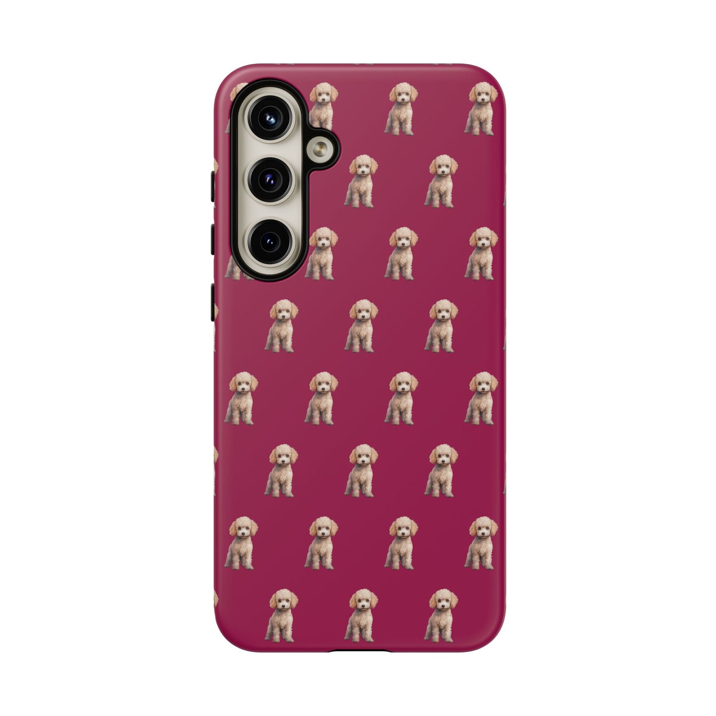 Poodle Phone Case Berry