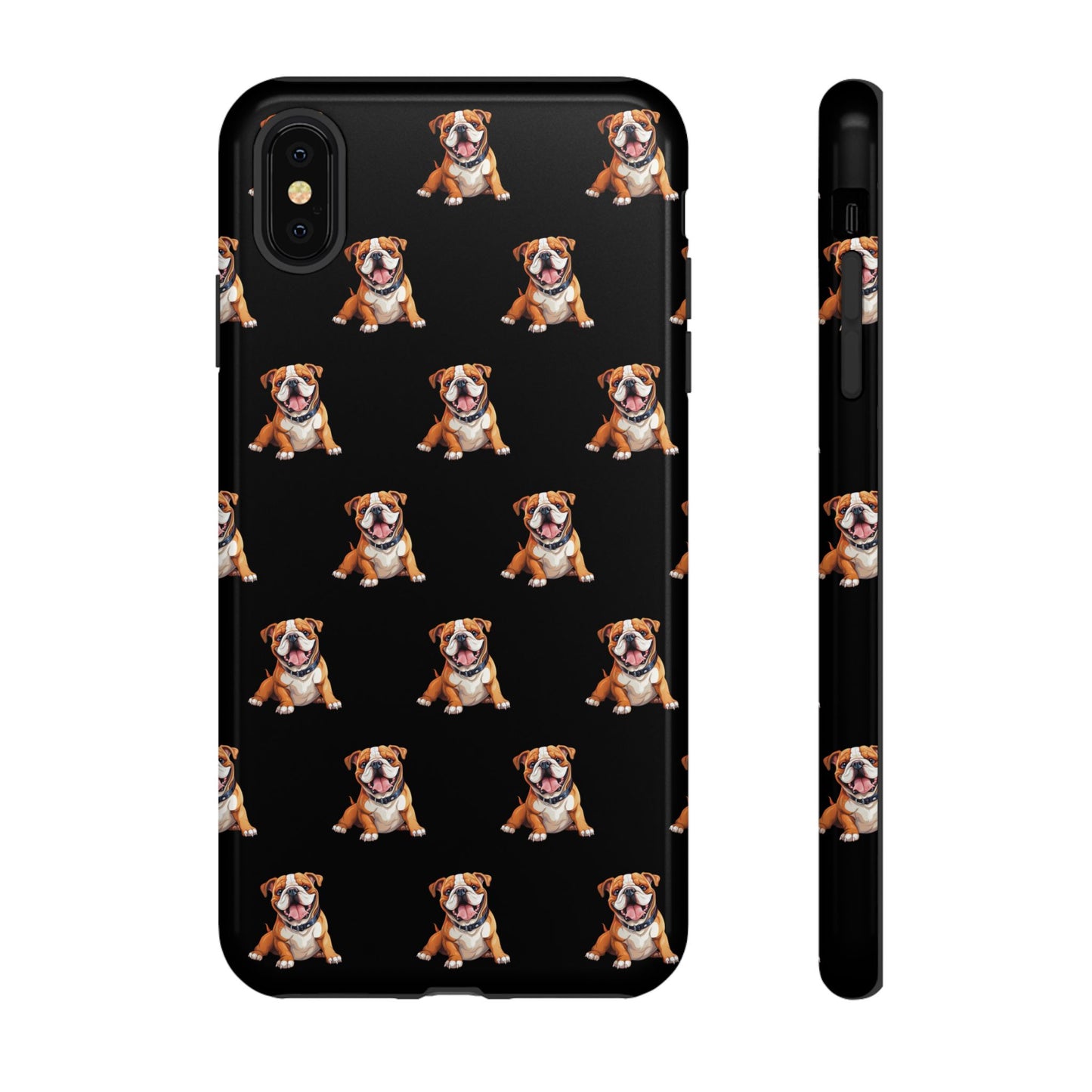 Bulldog Phone Case Black