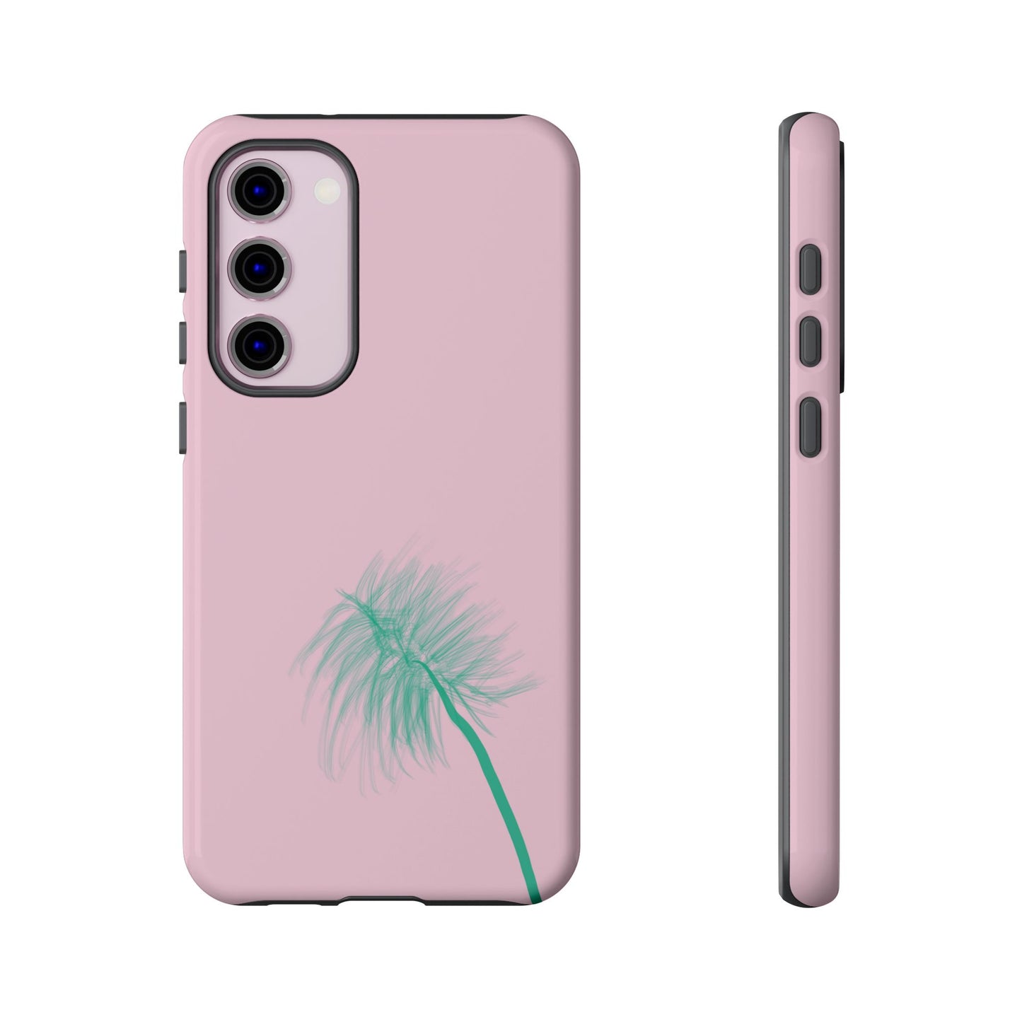 Dandelion Blowball Phone Case Pink