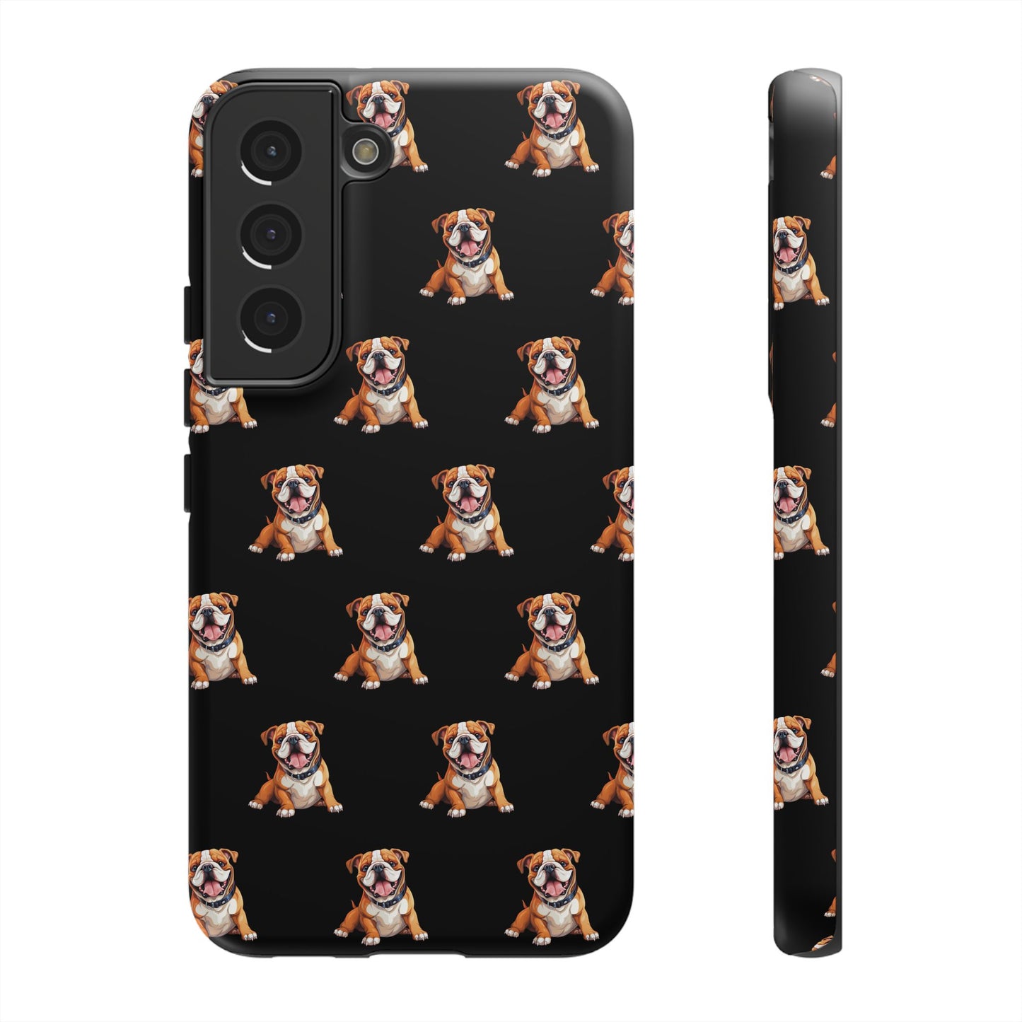 Bulldog Phone Case Black