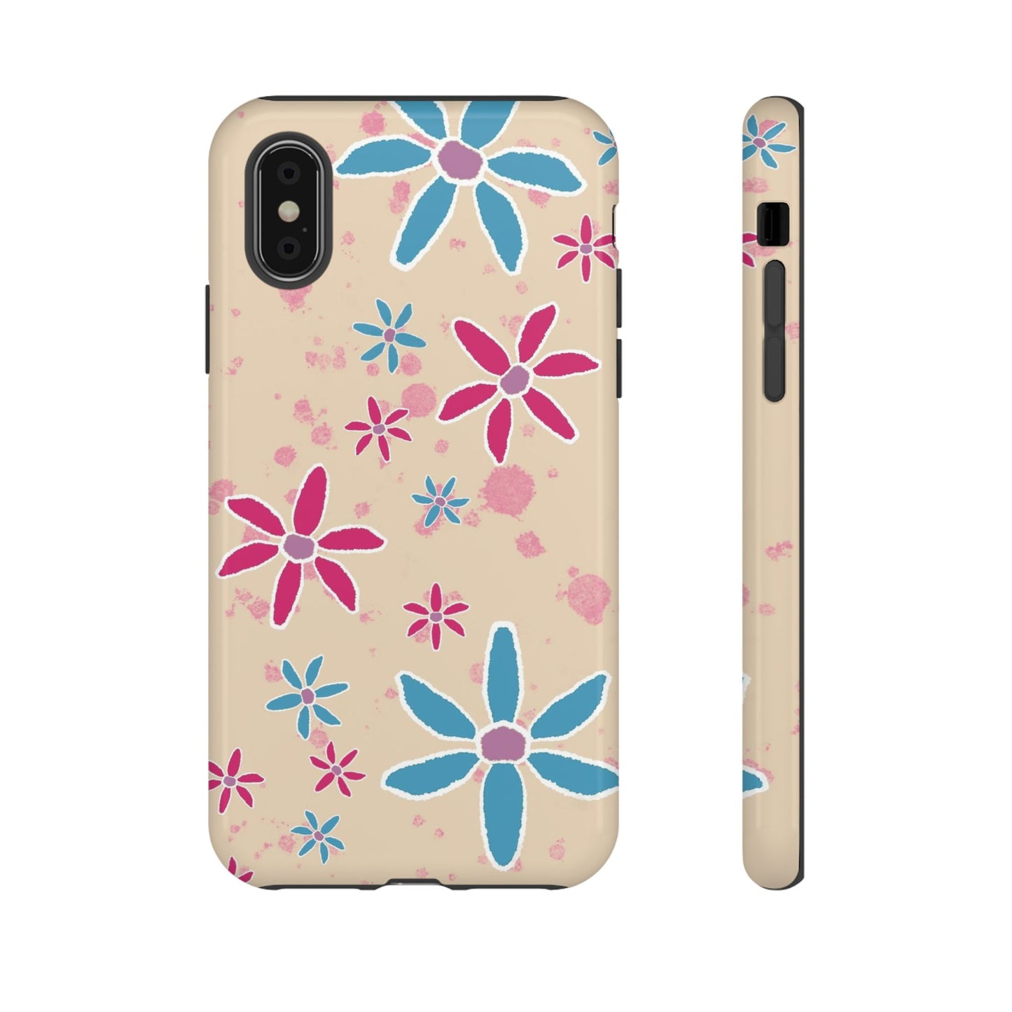 Flower Phone Case Cream