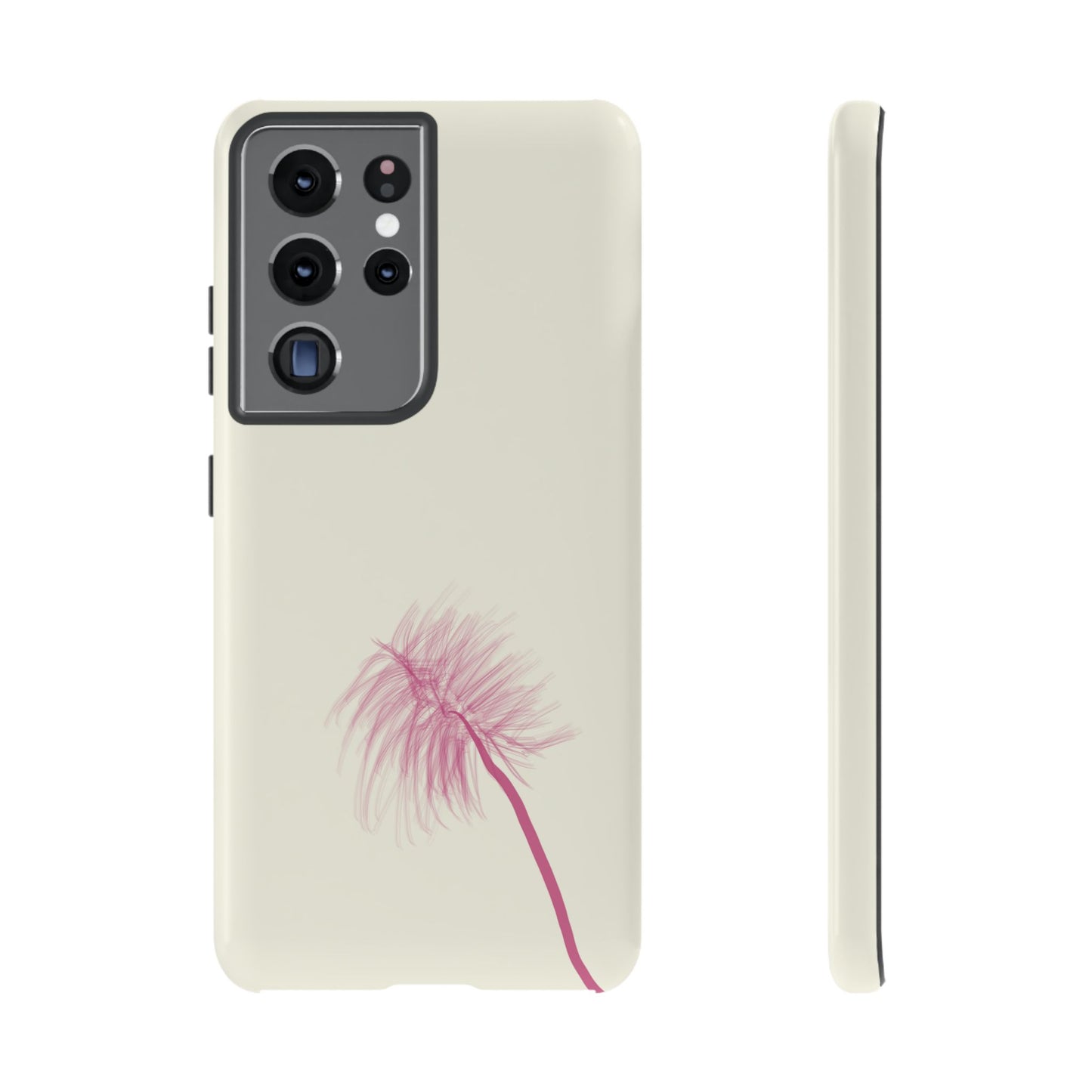 Dandelion Blowball Phone Case Cream