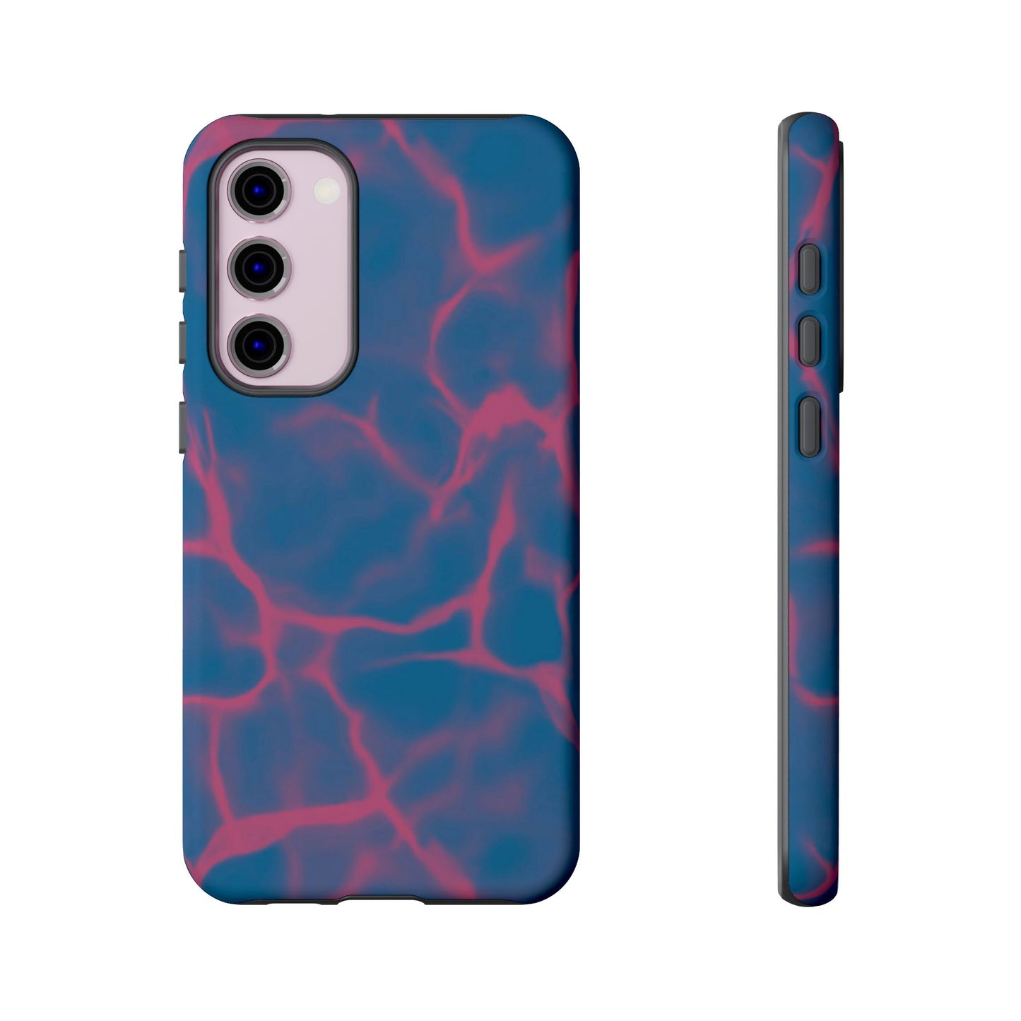 Marble Phone Case Blue Pink