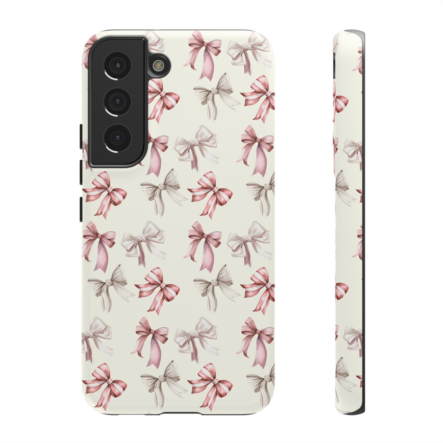 Bow Phone Case Cream