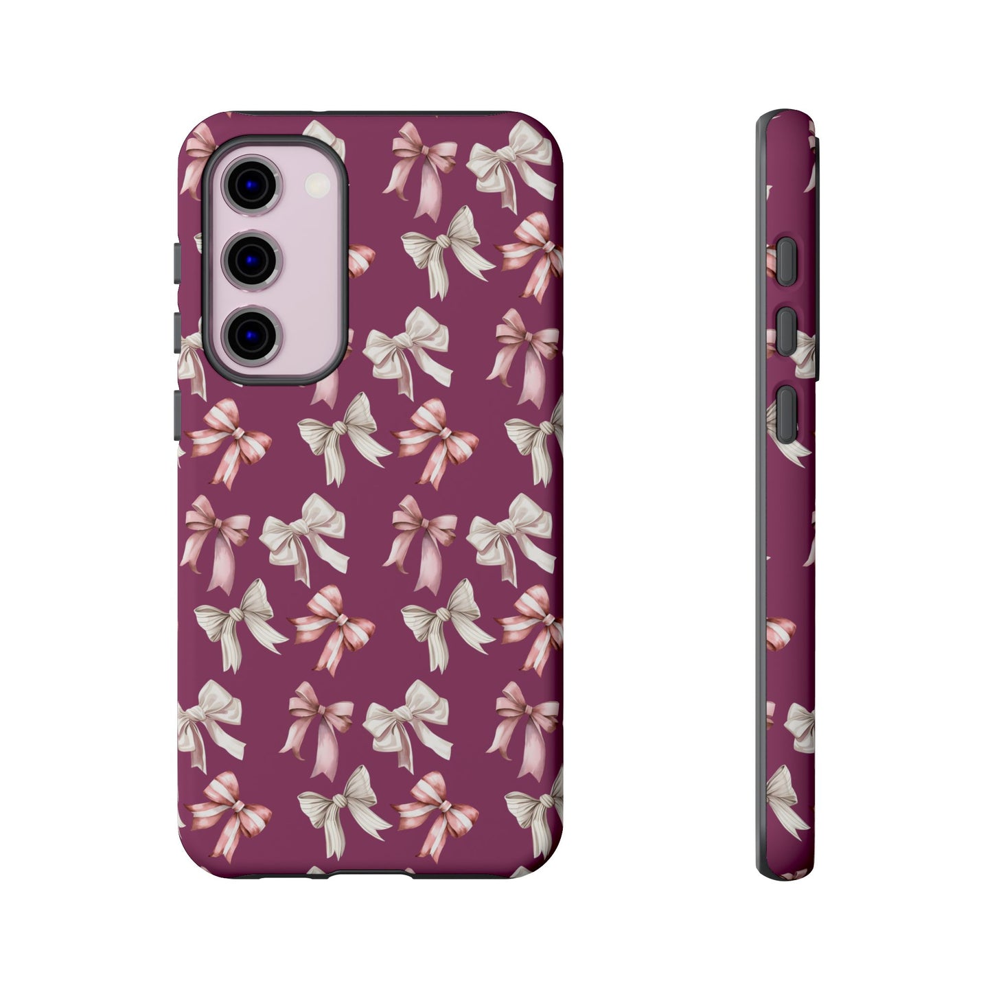 Bow Phone Case Berry