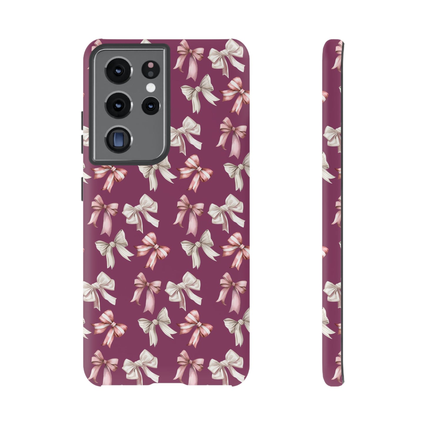 Bow Phone Case Berry