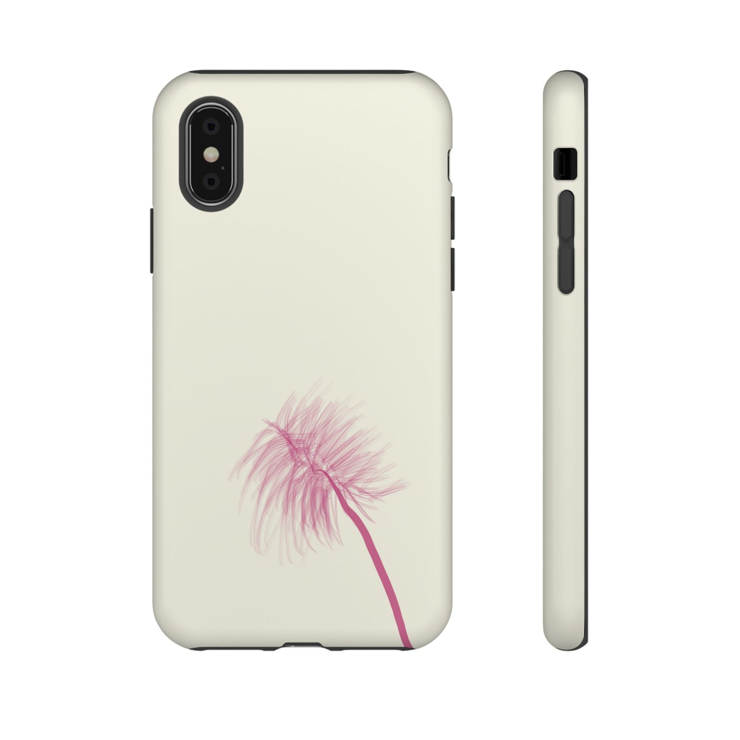 Dandelion Blowball Phone Case Cream