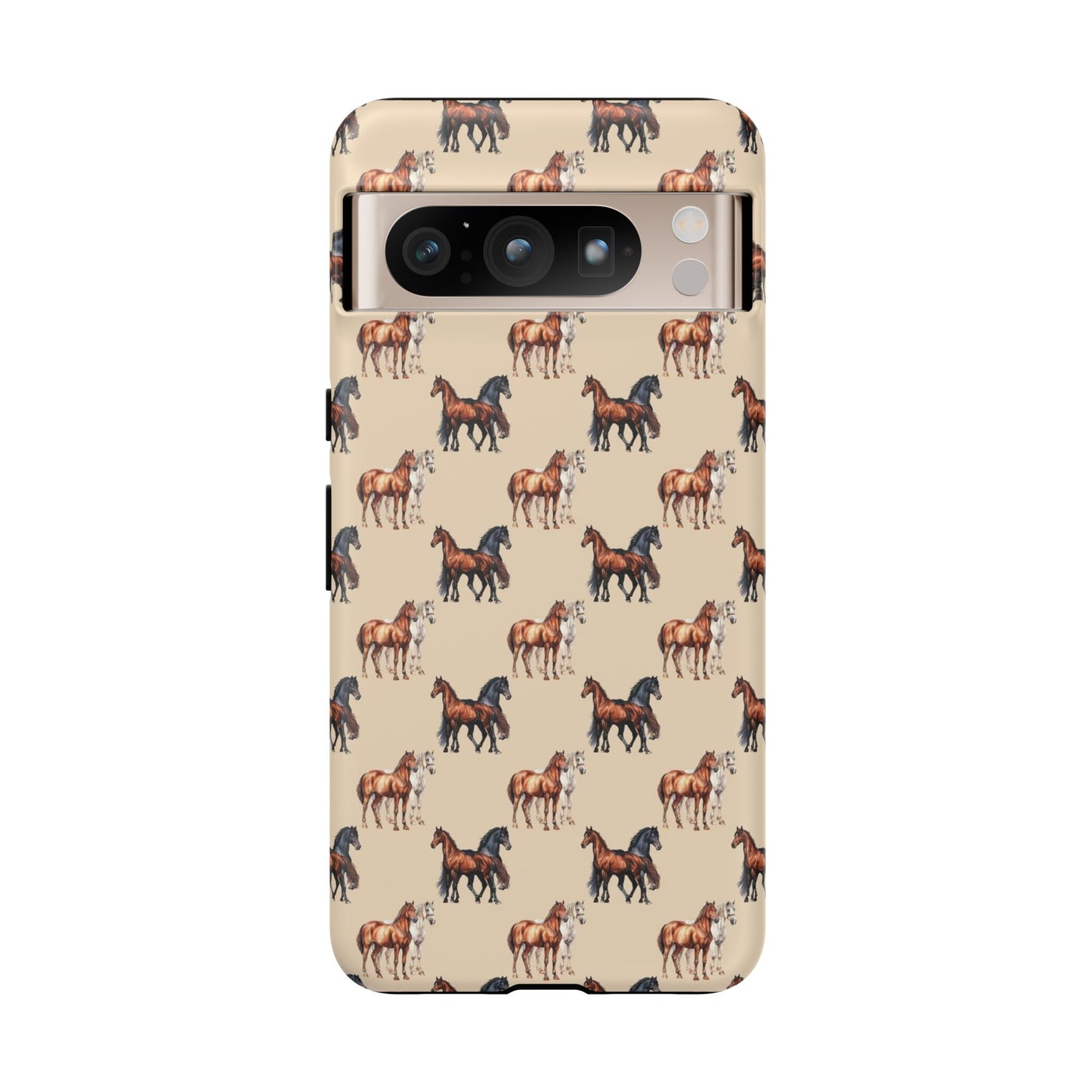 Horse Phone Case Cream