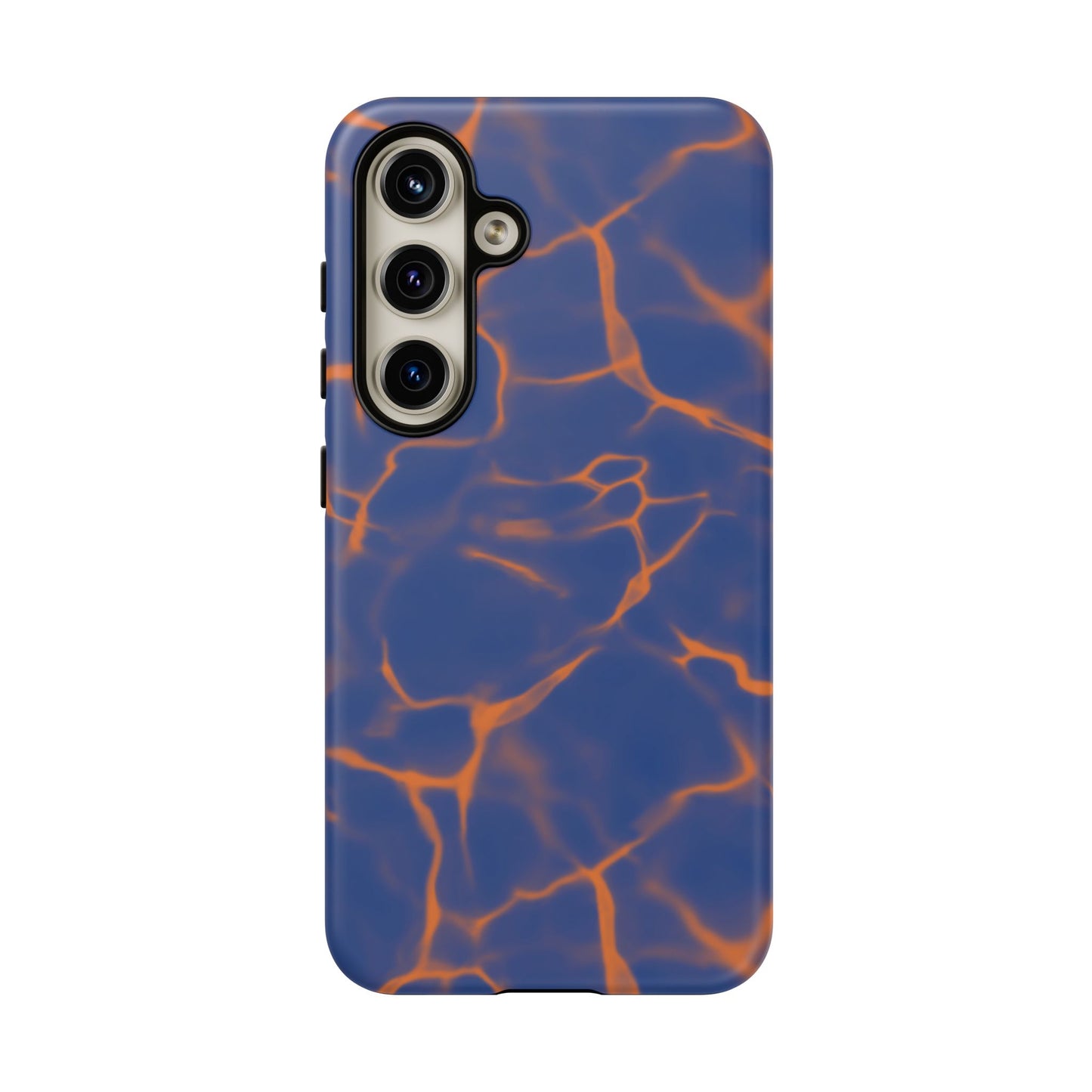 Marble Phone Case Blue Orange