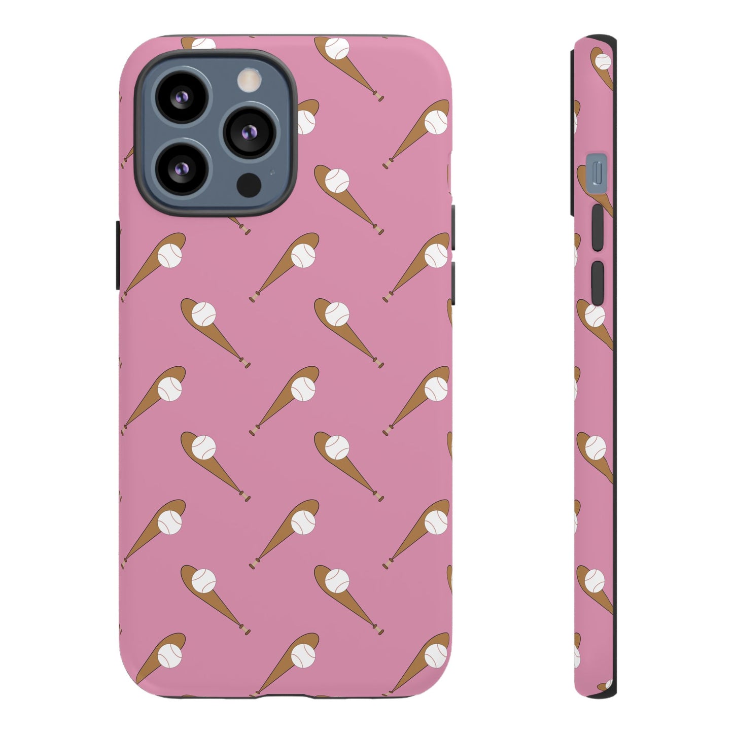 Baseball Phone Case Pink