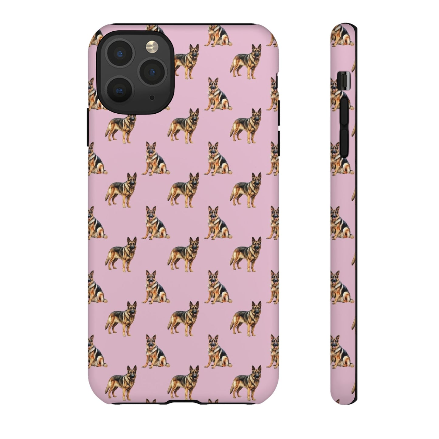 German Shepherd Phone Case Pink