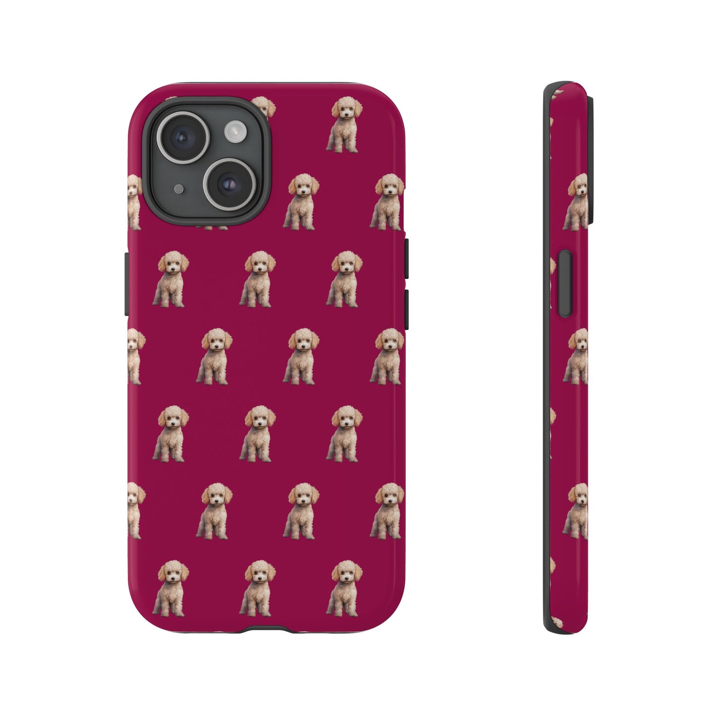 Poodle Phone Case Berry