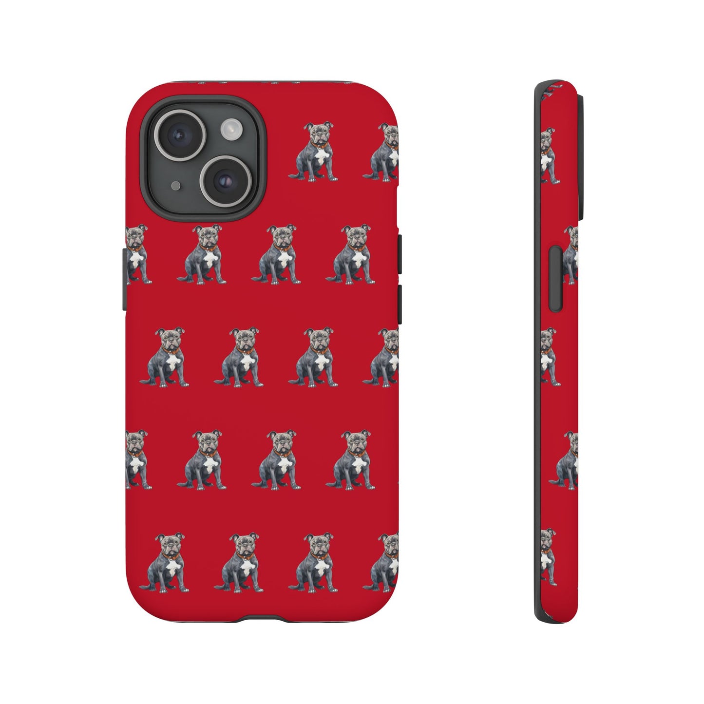 Pitbull Phone Case Red