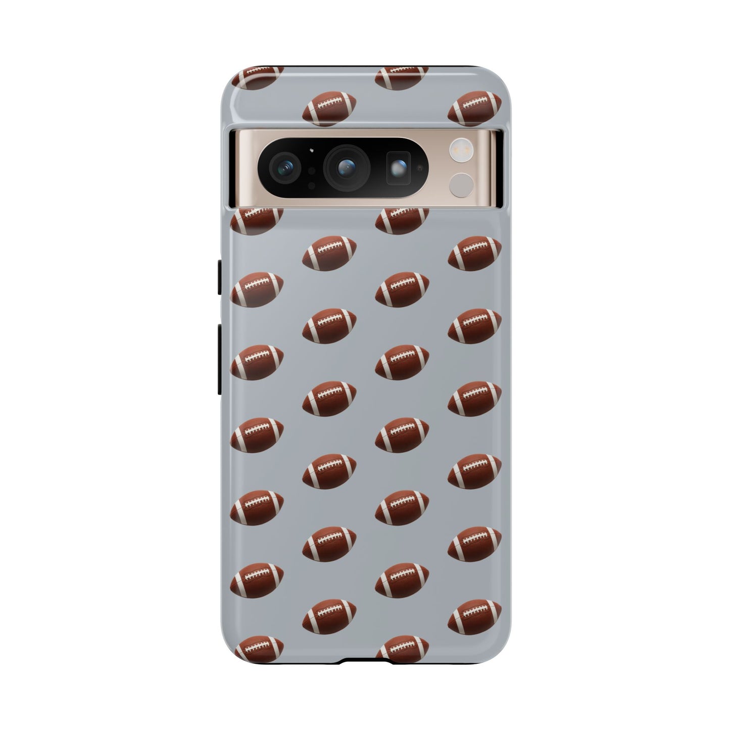 Football Phone Case Silver