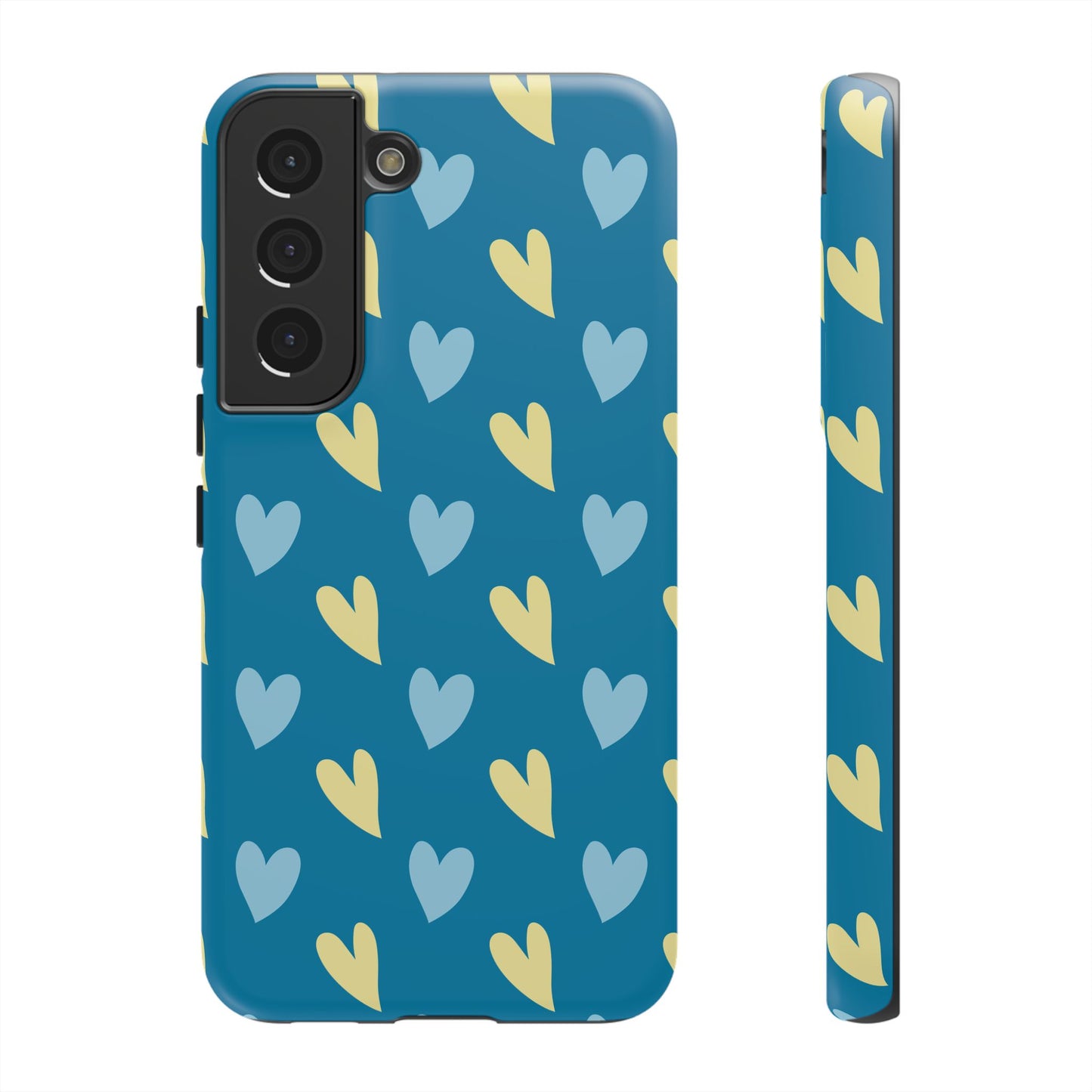 Heart Phone Case Blue