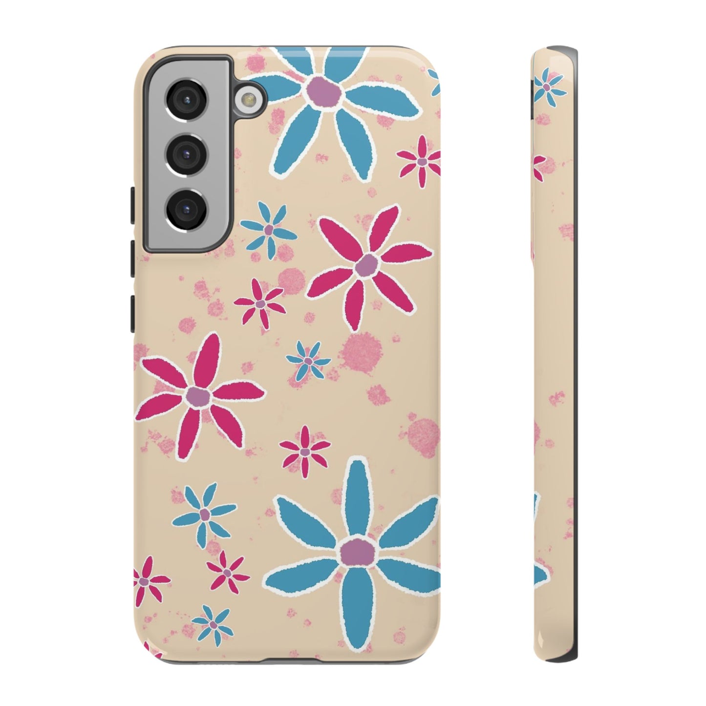 Flower Phone Case Cream