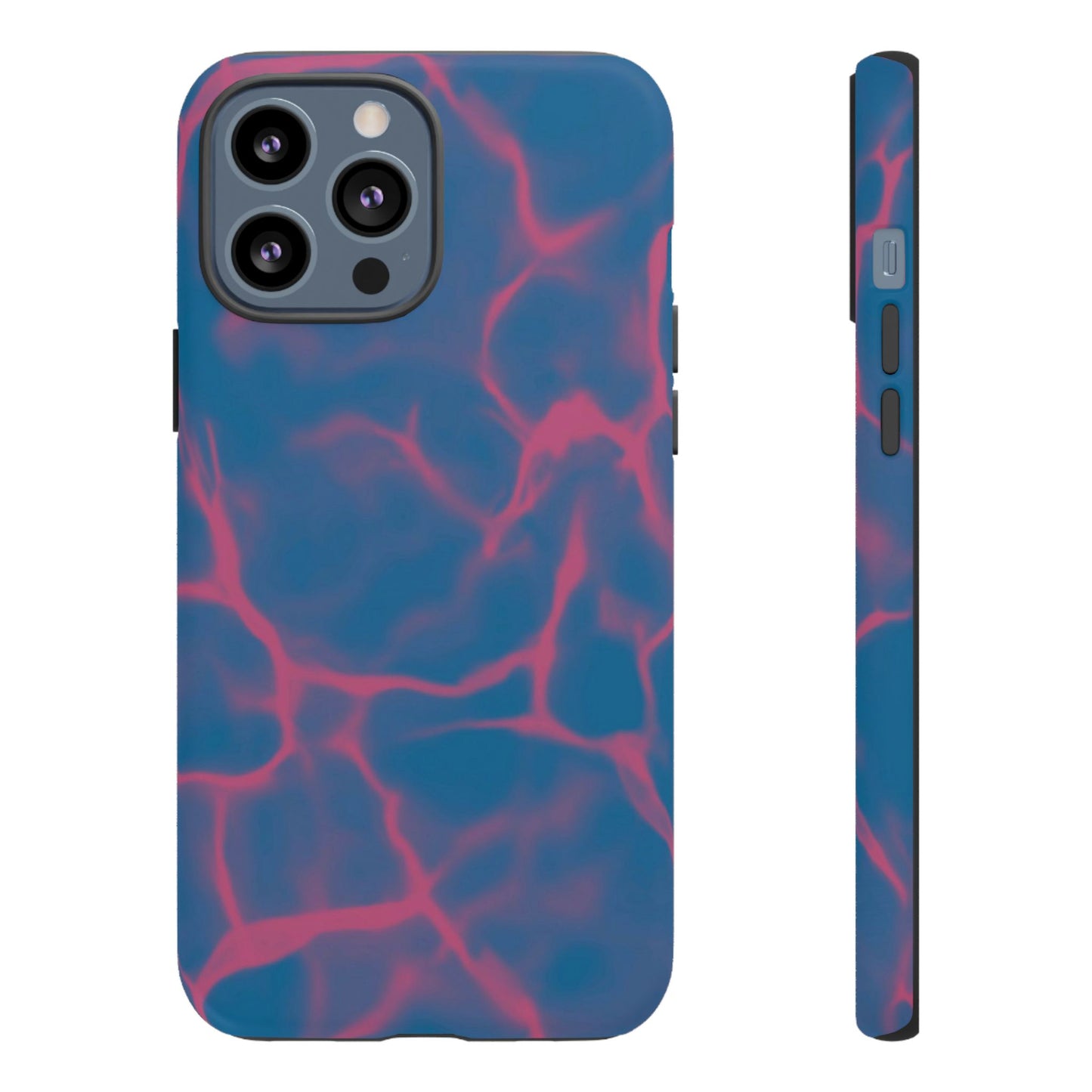 Marble Phone Case Blue Pink