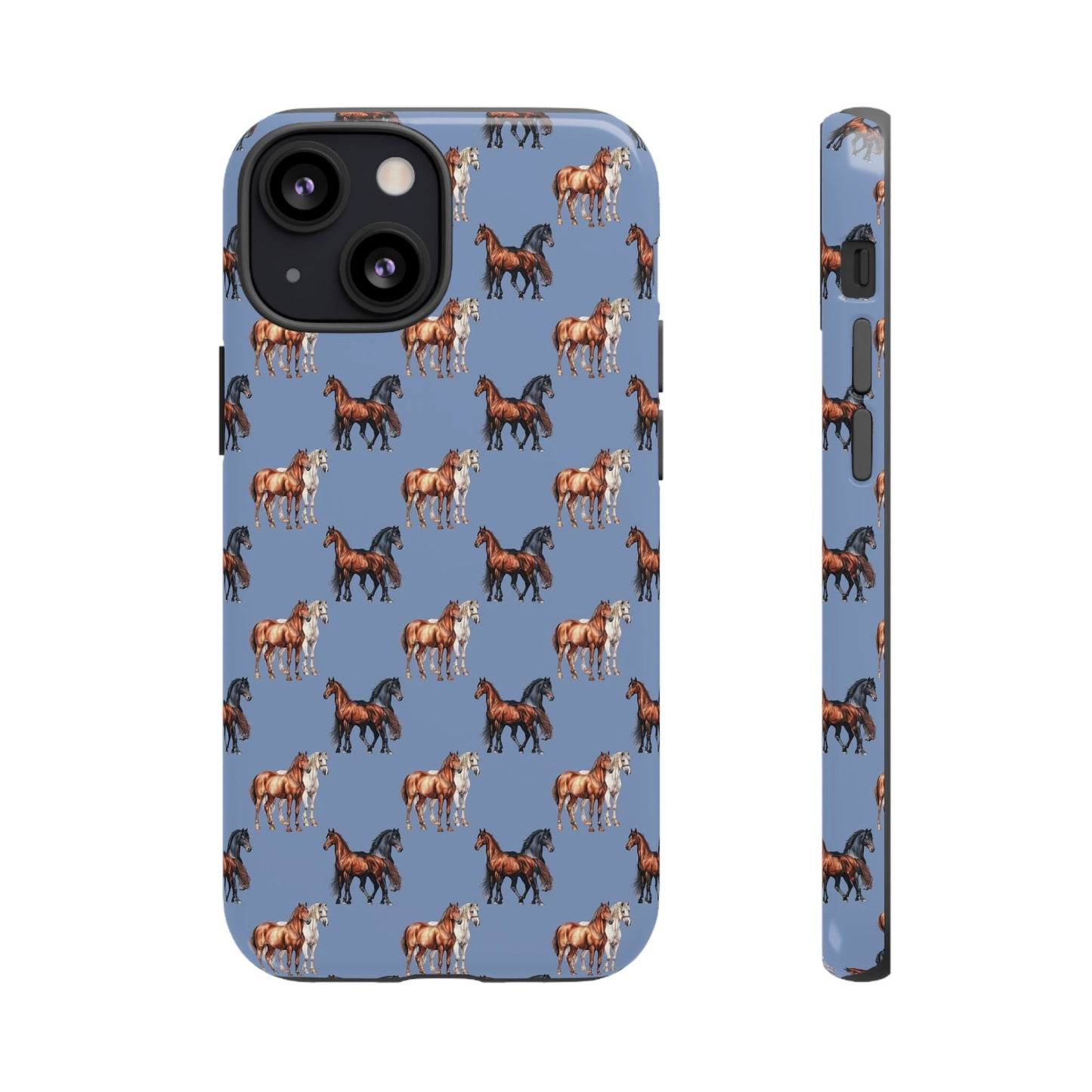 Horse Phone Case Blue