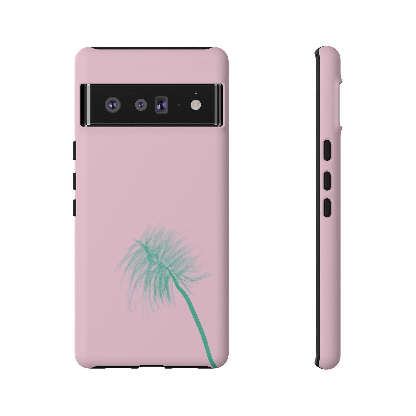 Dandelion Blowball Phone Case Pink