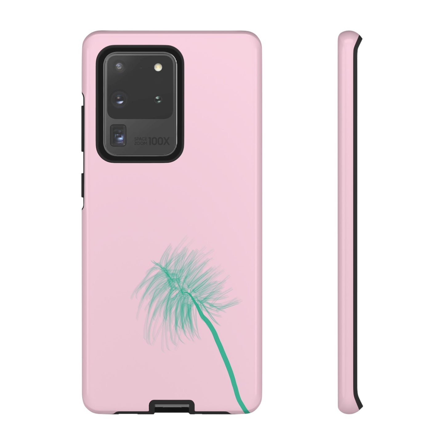 Dandelion Blowball Phone Case Pink