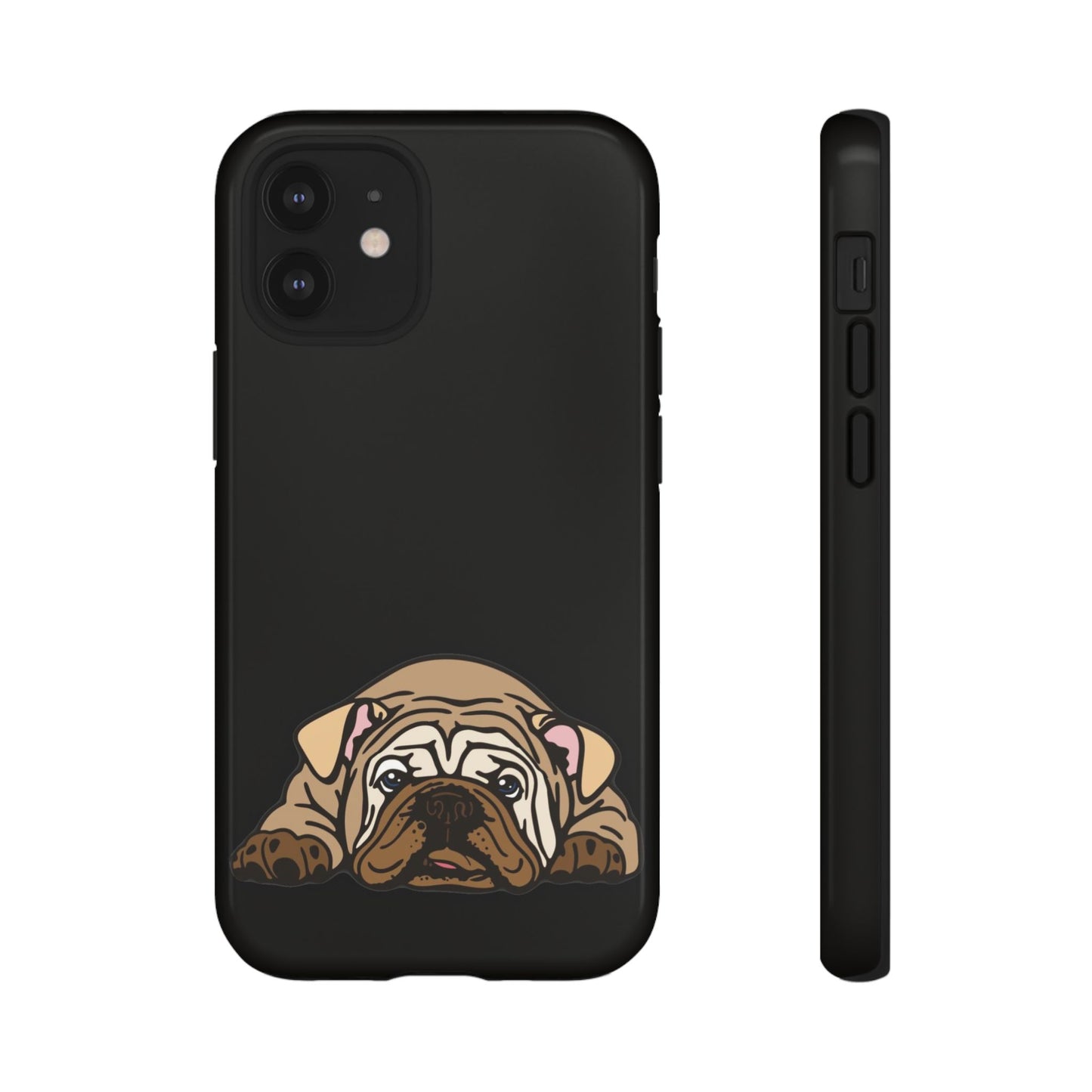 Bulldog Phone Case Black