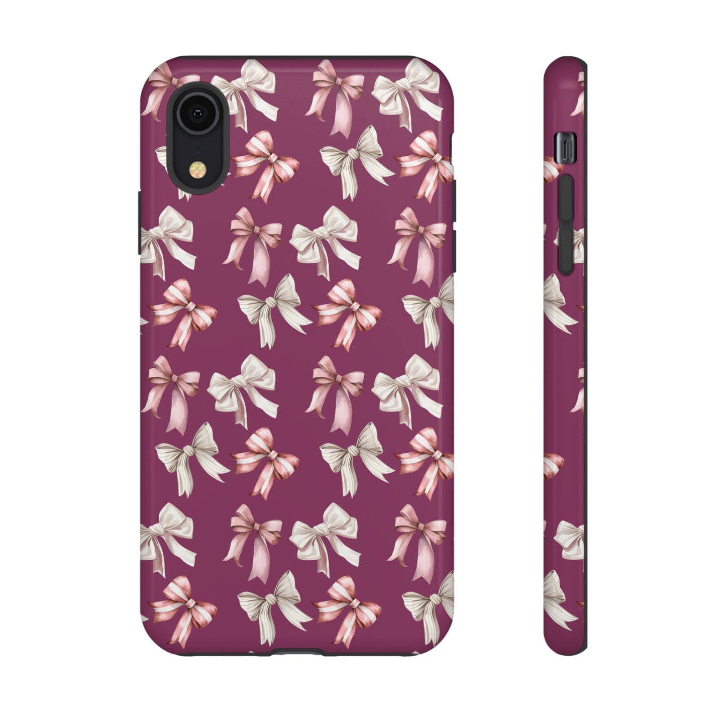 Bow Phone Case Berry