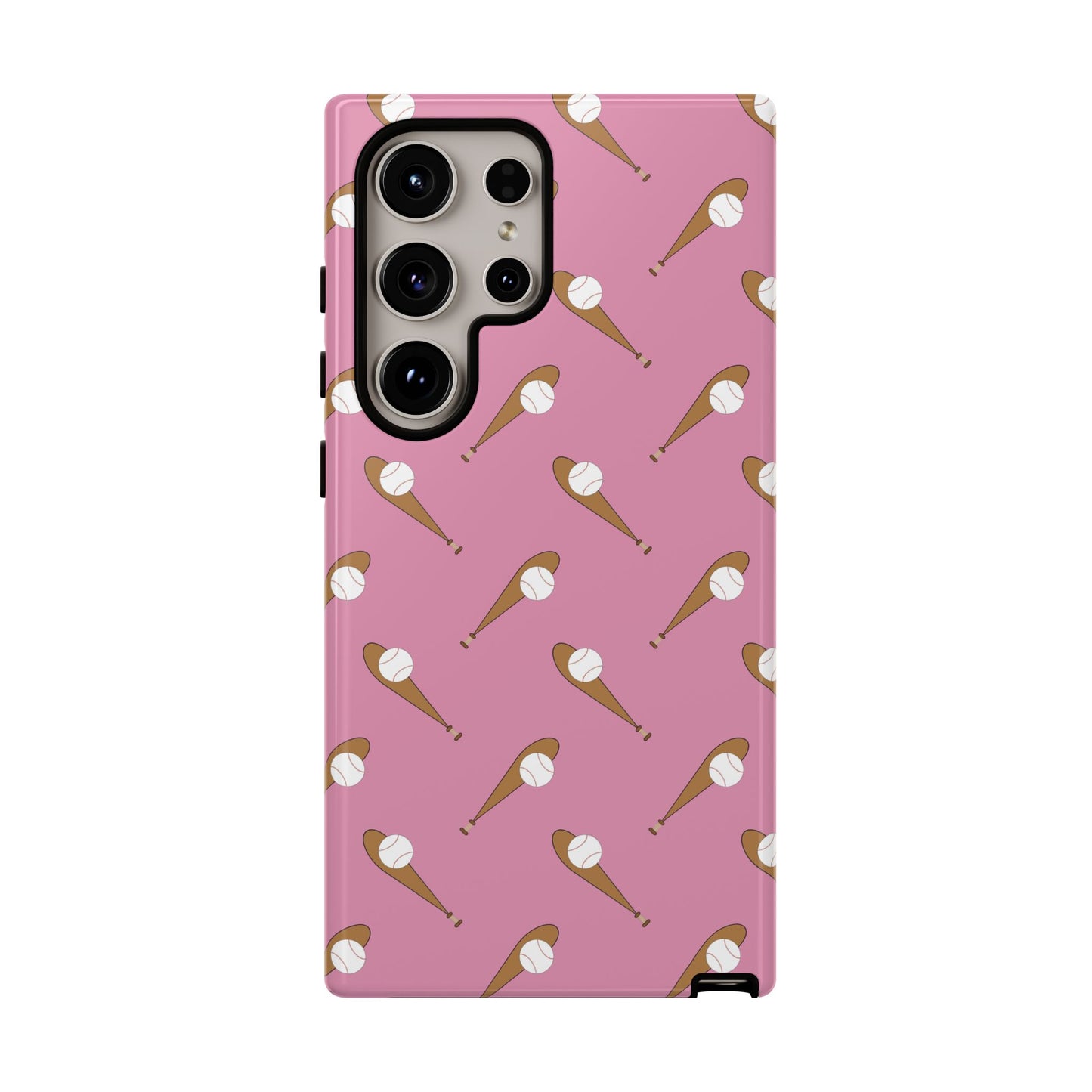 Baseball Phone Case Pink