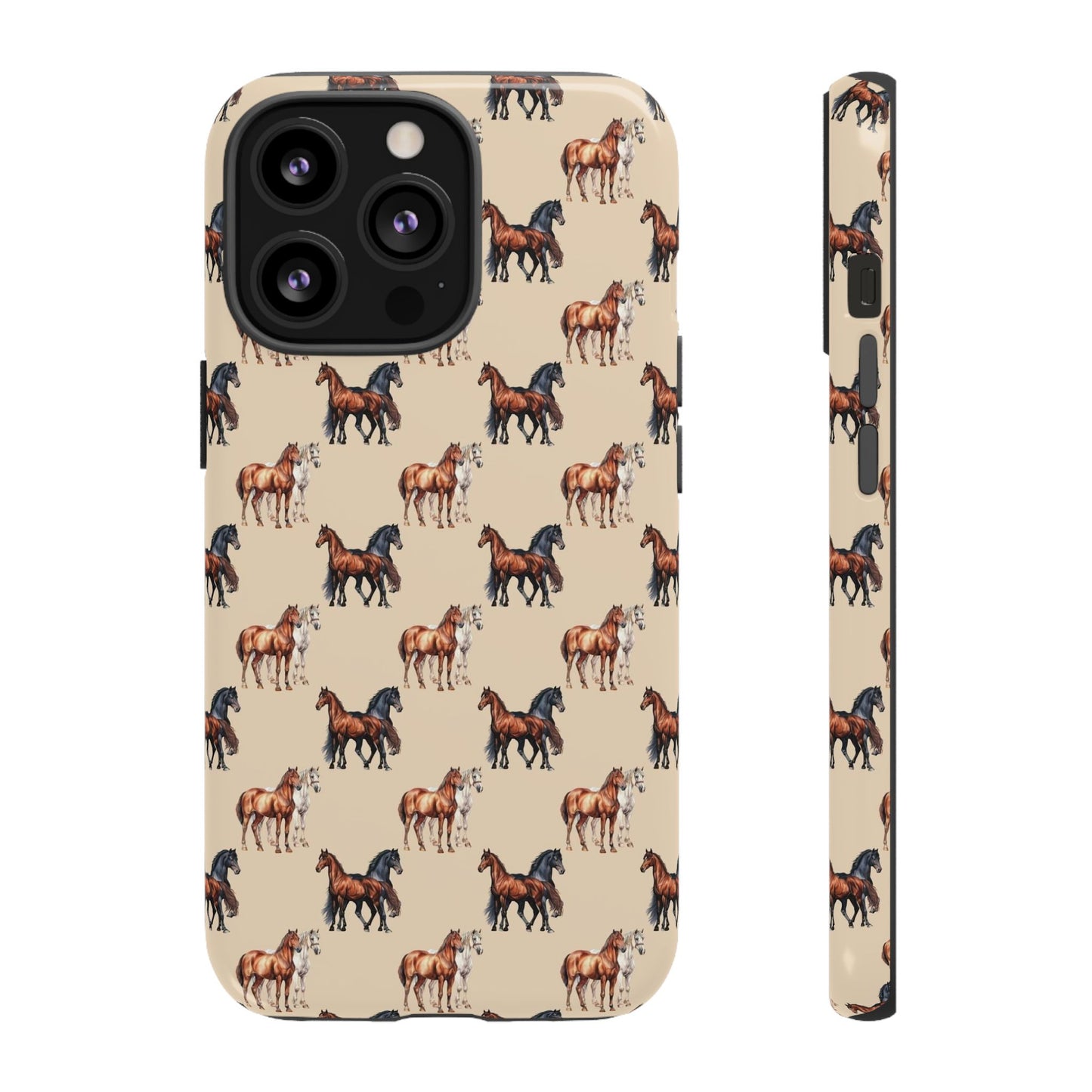 Horse Phone Case Cream