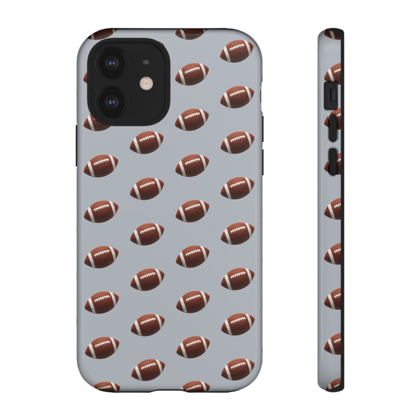 Football Phone Case Silver