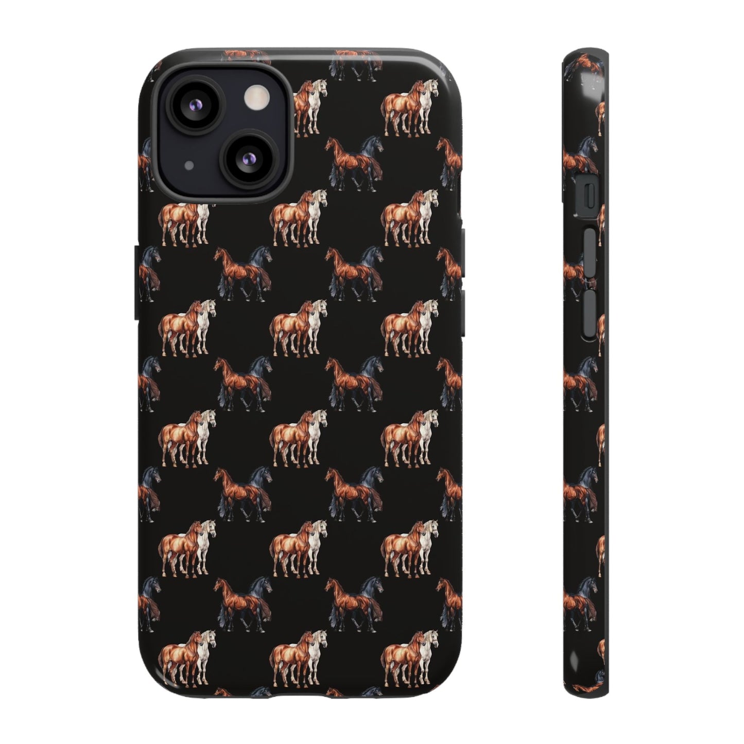 Horse Phone Case Black