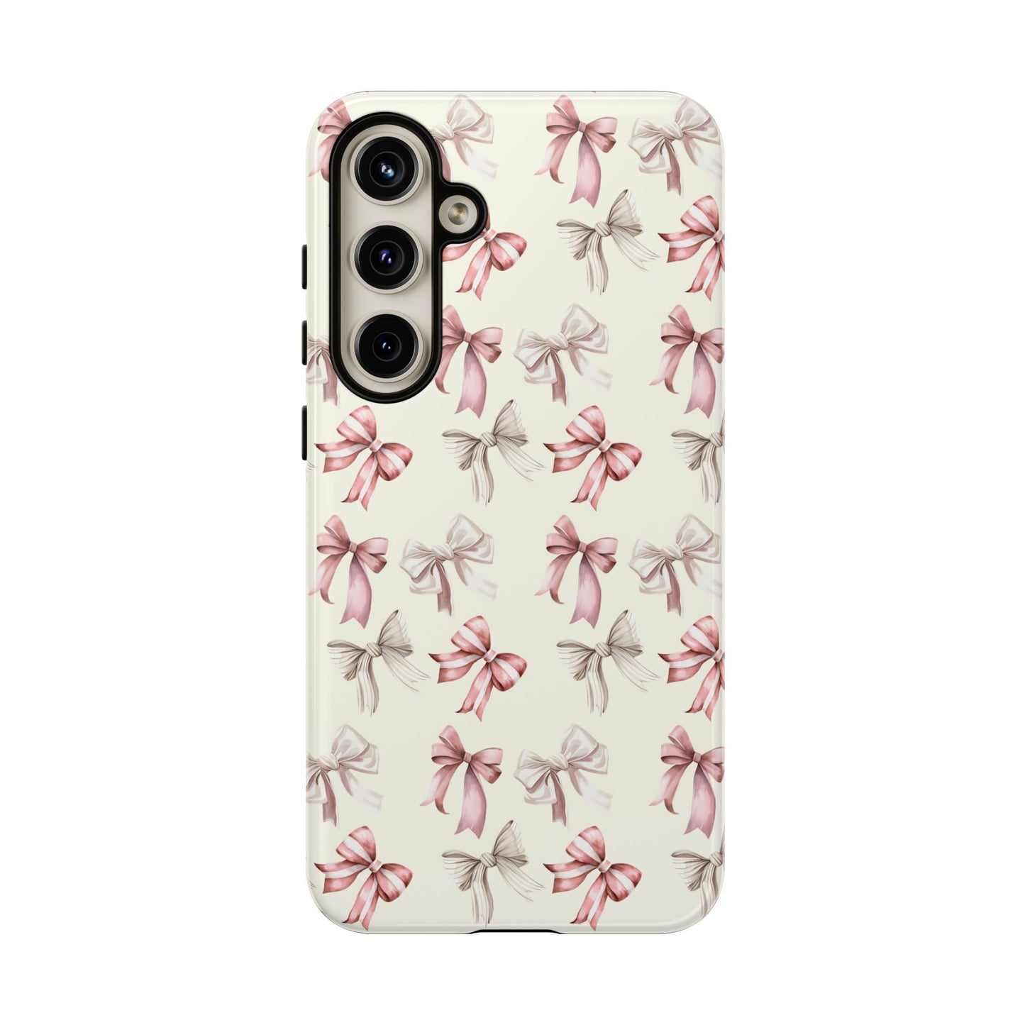 Bow Phone Case Cream