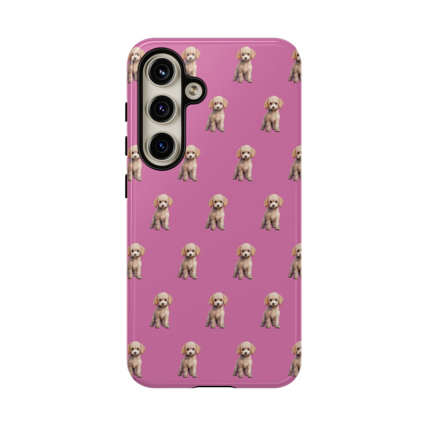 Poodle Phone Case Pink