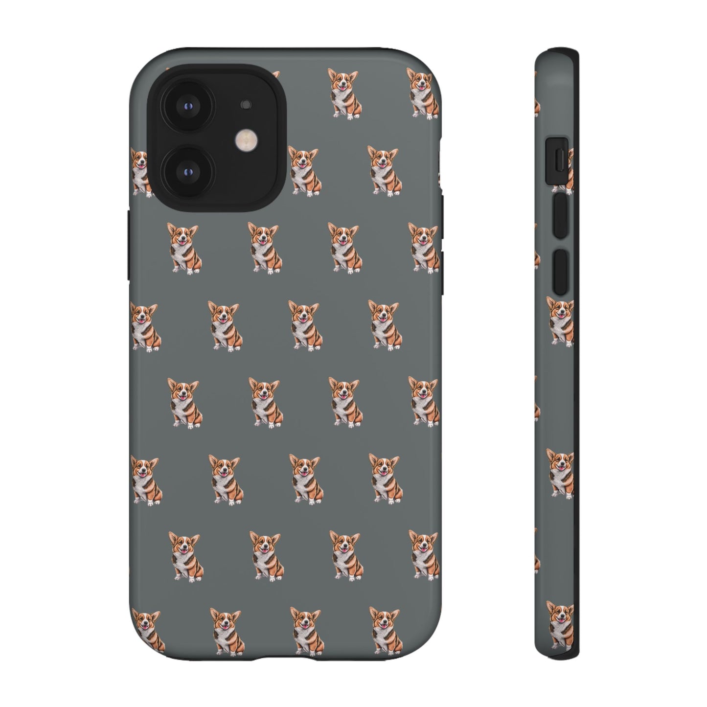 Corgi Phone Case Gray